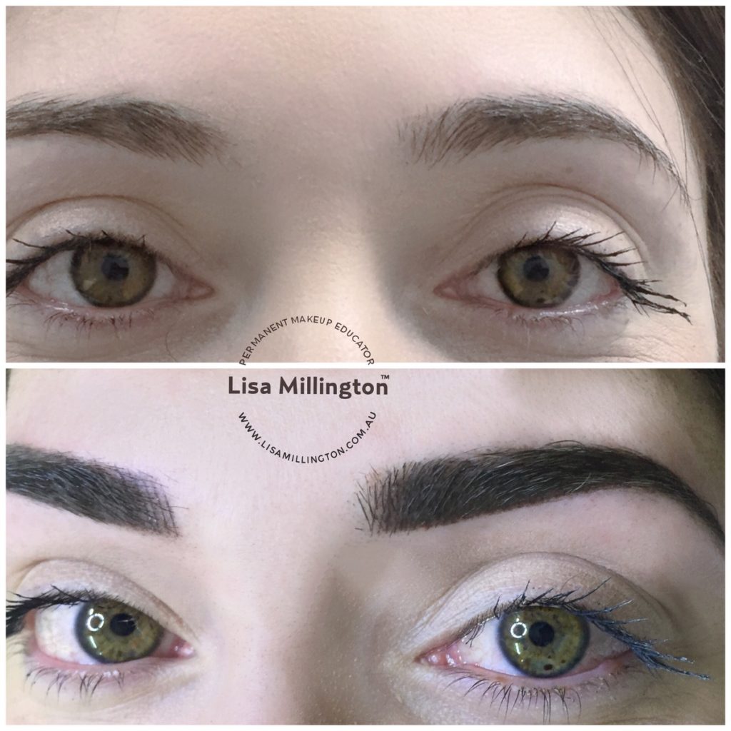 lisa millingtons feather touch brows technique in melbourne